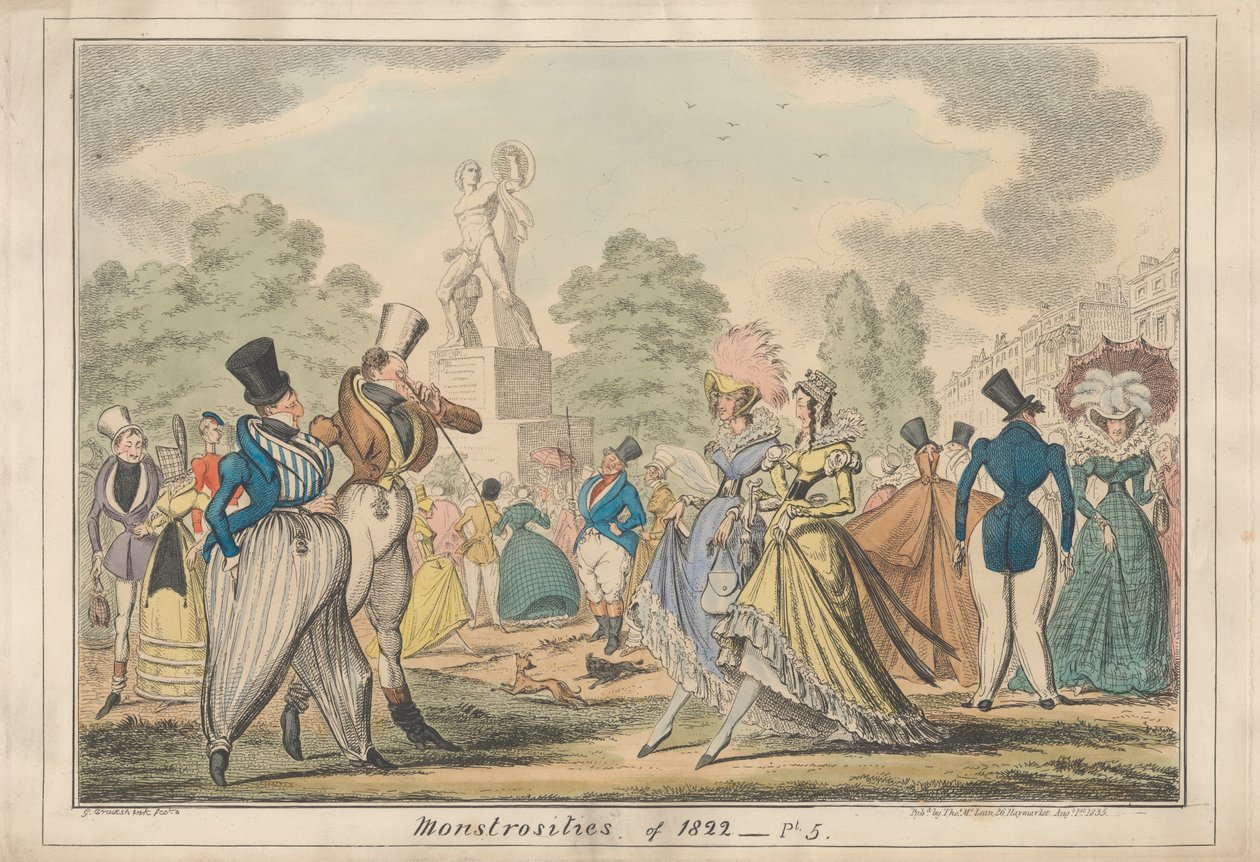 Monstrositeiten van 1822 - Deel 5 door George Cruikshank