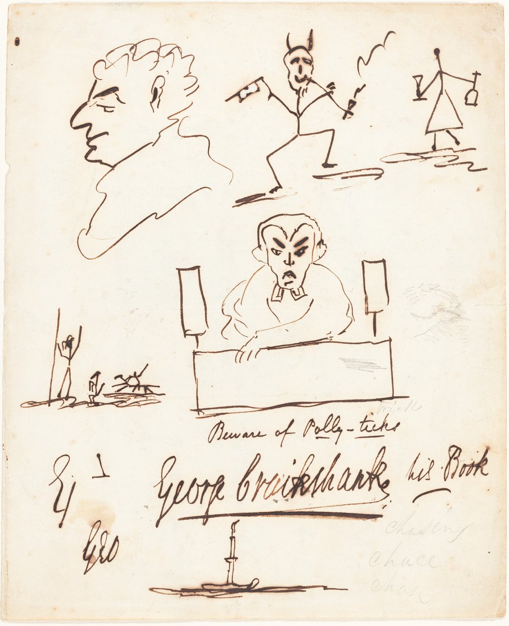 Satirische Schetsen door George Cruikshank