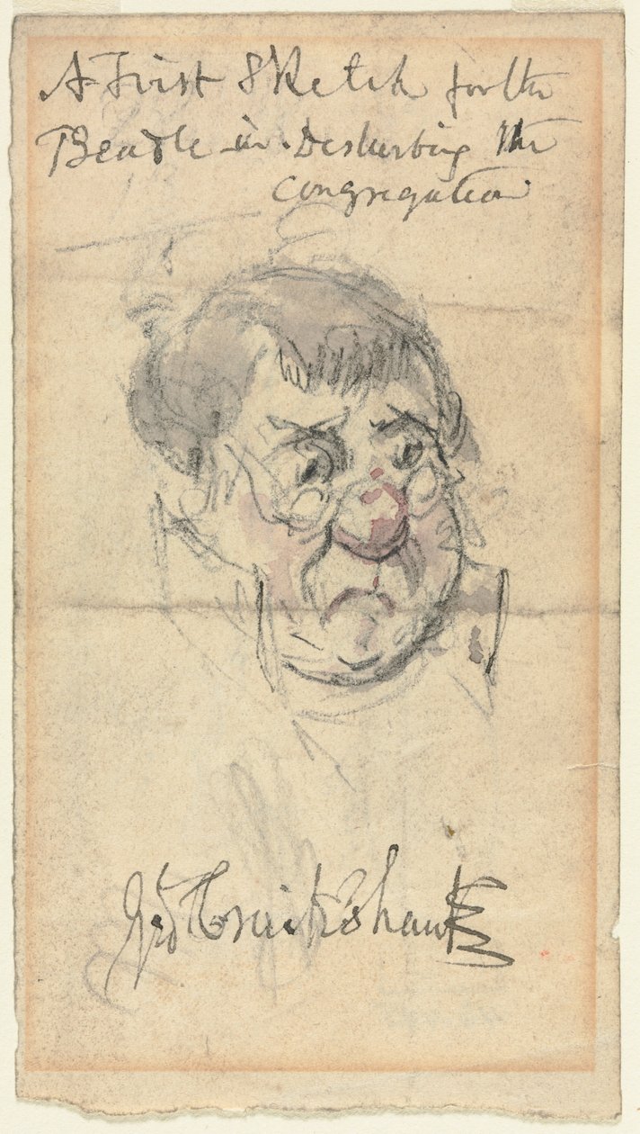 De koster door George Cruikshank