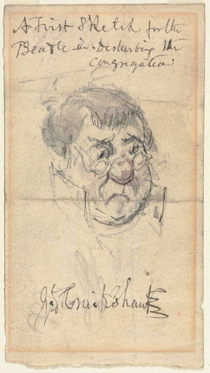 De koster door George Cruikshank