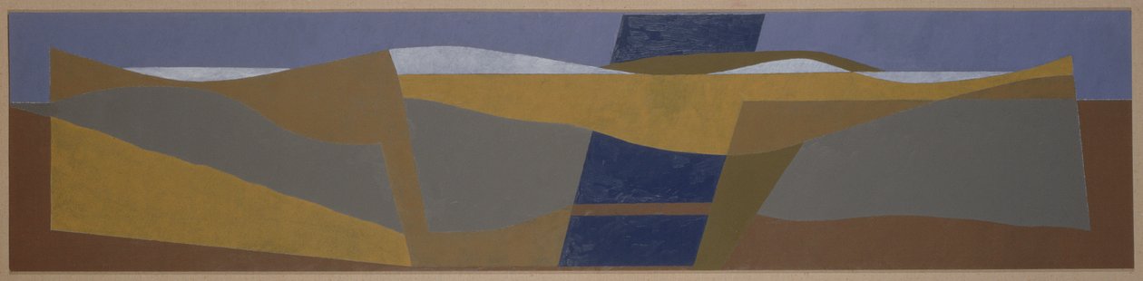 Poundbury Landschap, 1997 door George Dannatt