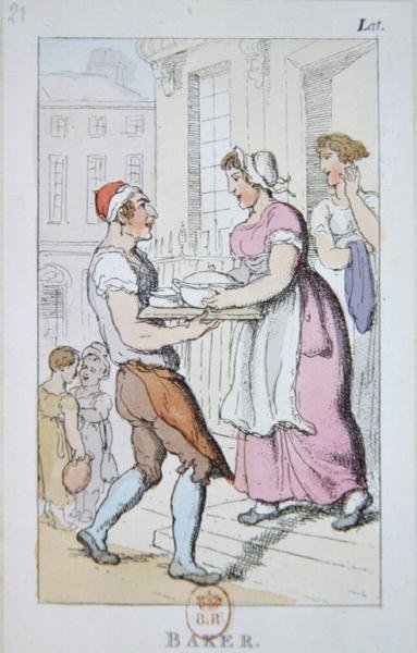 Een Bakker door George Derville Rowlandson