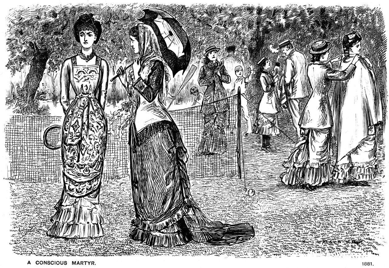 Een bewuste martelaar, 1881 door George du Maurier