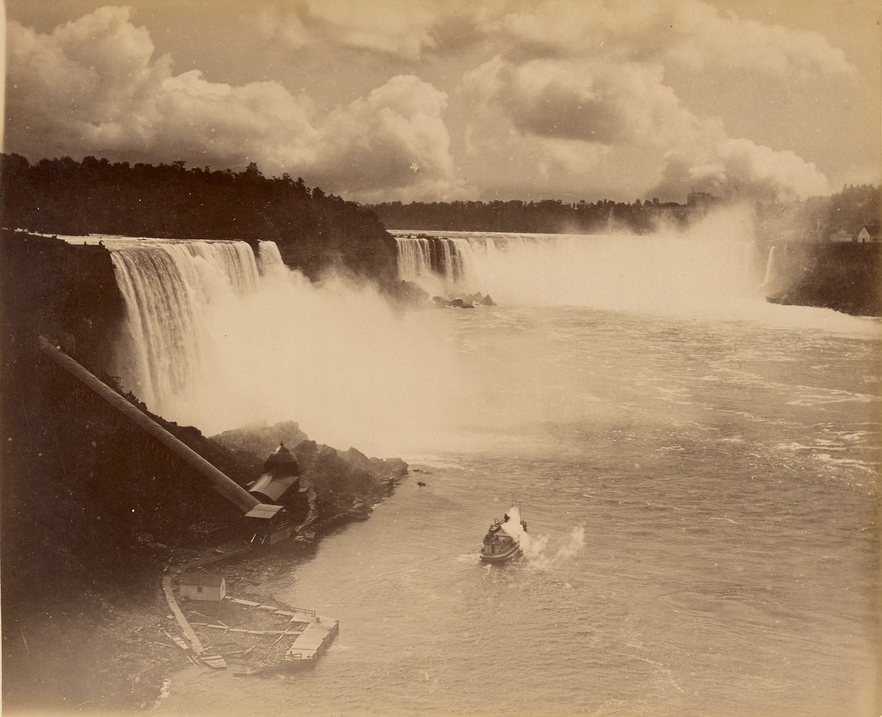 Niagara Watervallen door George E. Curtis