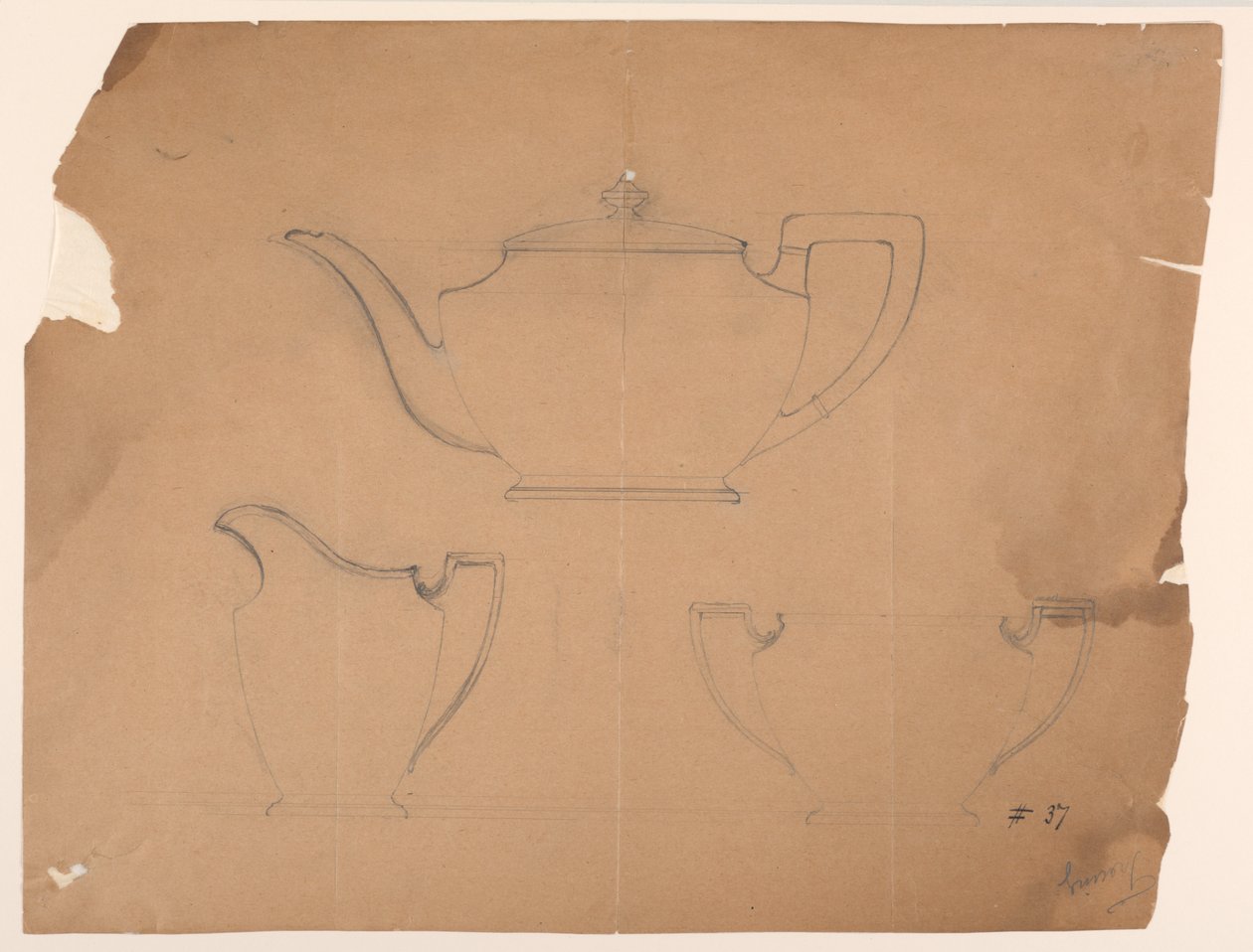 Tekening door George E Germer