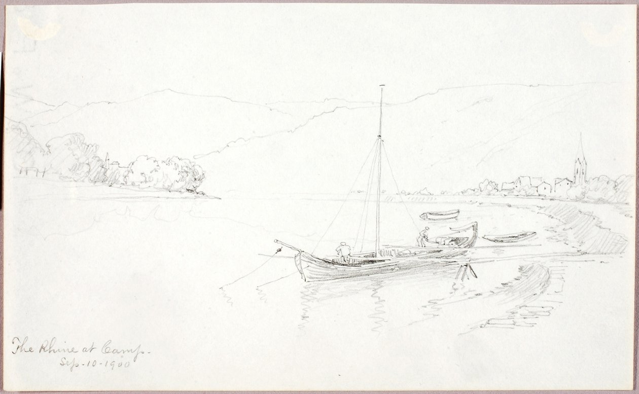 De Rijn in Camp door George Elbert Burr
