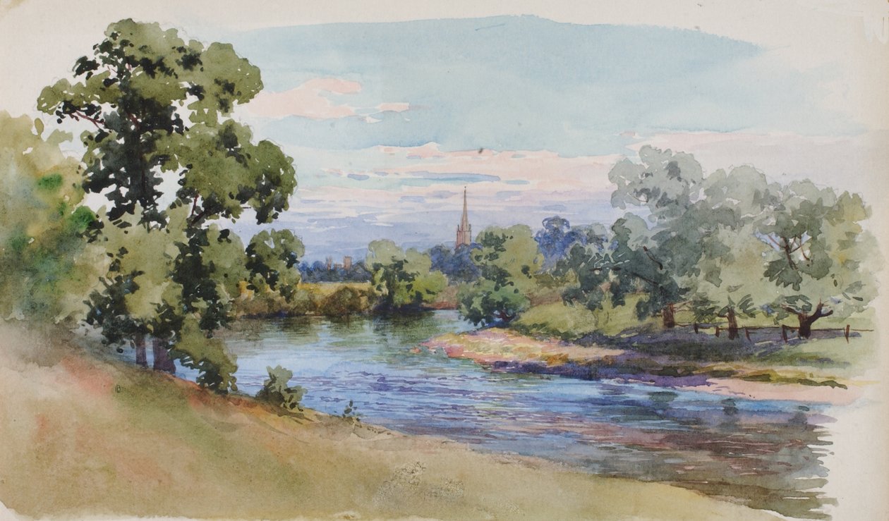 De Wye bij Ross, 1899 door George Elbert Burr