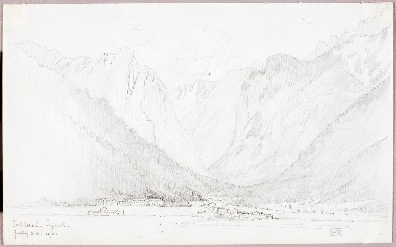 Toblach, Tirol door George Elbert Burr