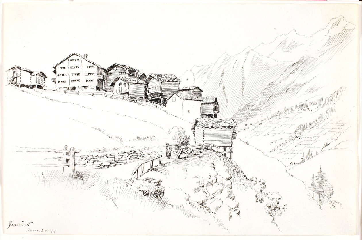 Zermatt door George Elbert Burr