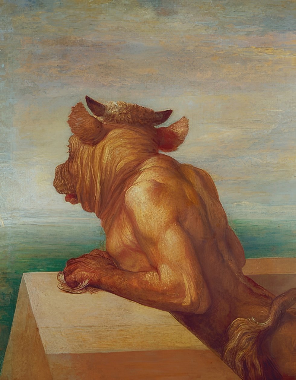 De Minotaurus door George Frederick Watts