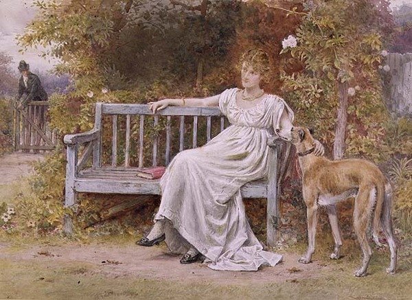 Plaats voor Eén door George Goodwin Kilburne