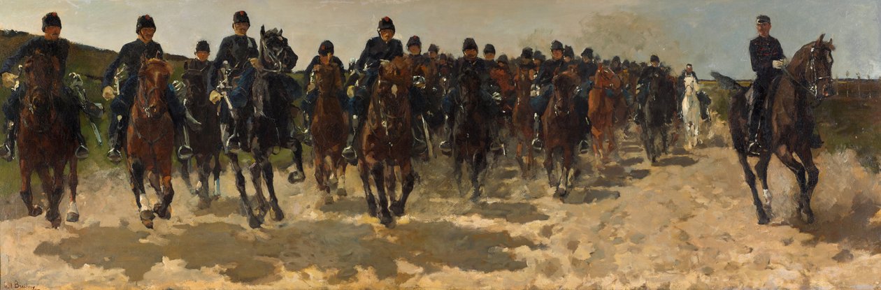 Cavalerie door George Hendrik Breitner