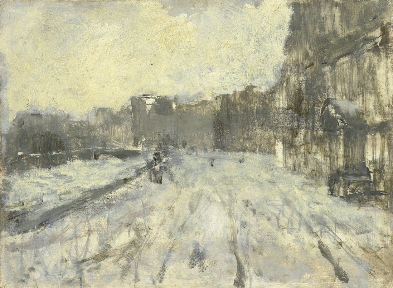 Het Rokin, Amsterdam door George Hendrik Breitner