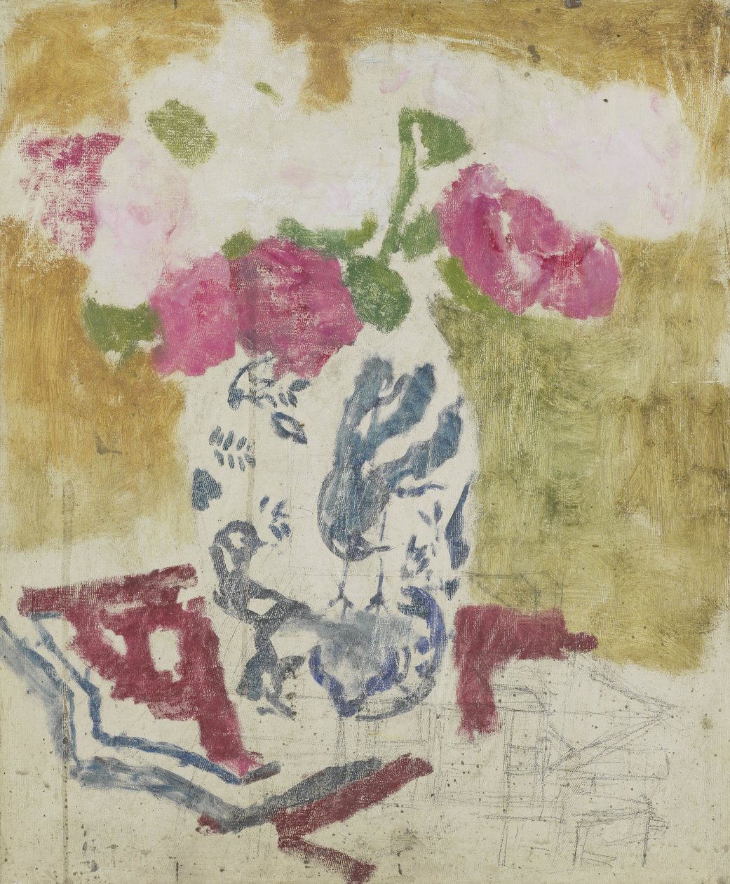 Vaas met Roze Bloemen door George Hendrik Breitner