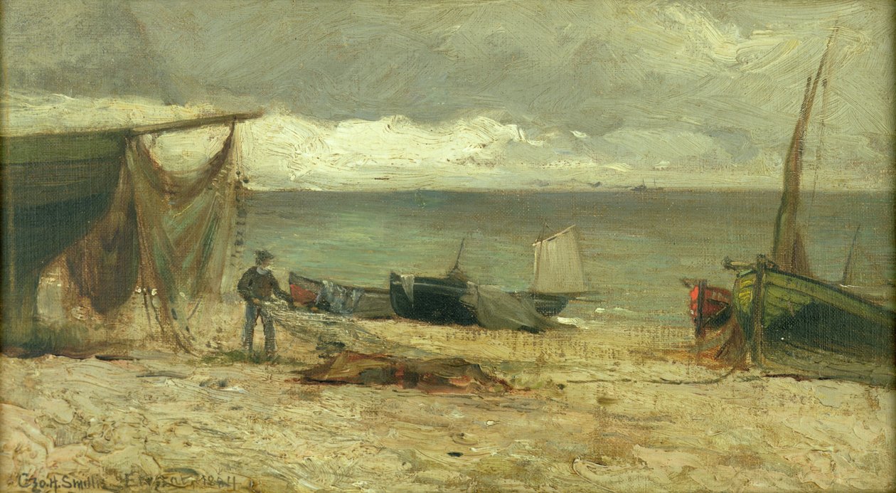 Frans strand door George Henry Smillie