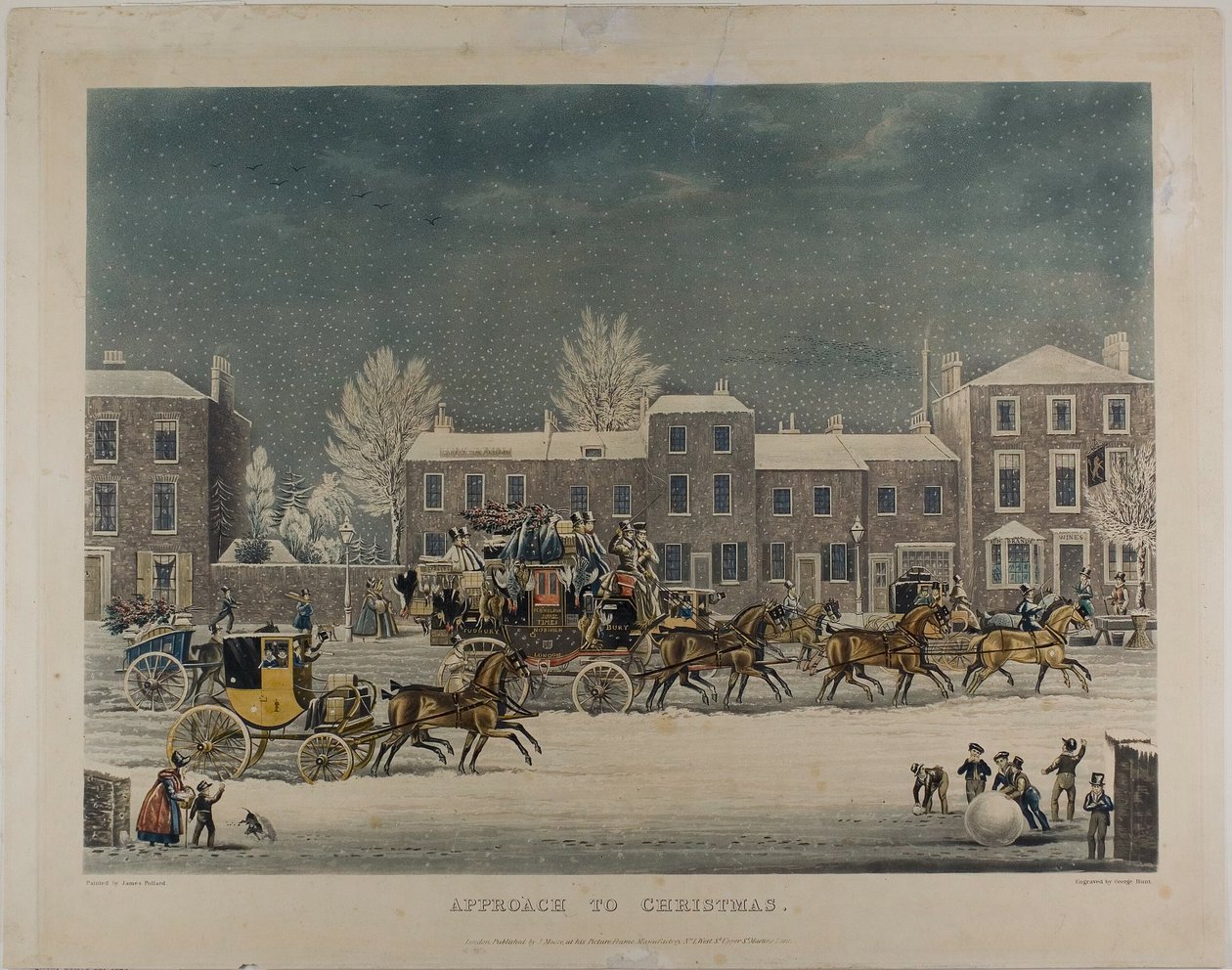 Nadering van Kerstmis door George Hunt