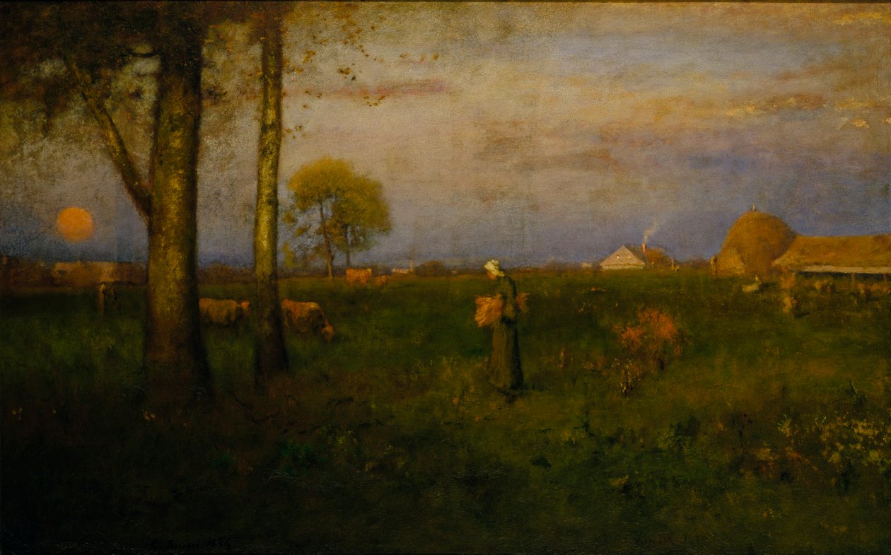 Zonsondergang door George Inness