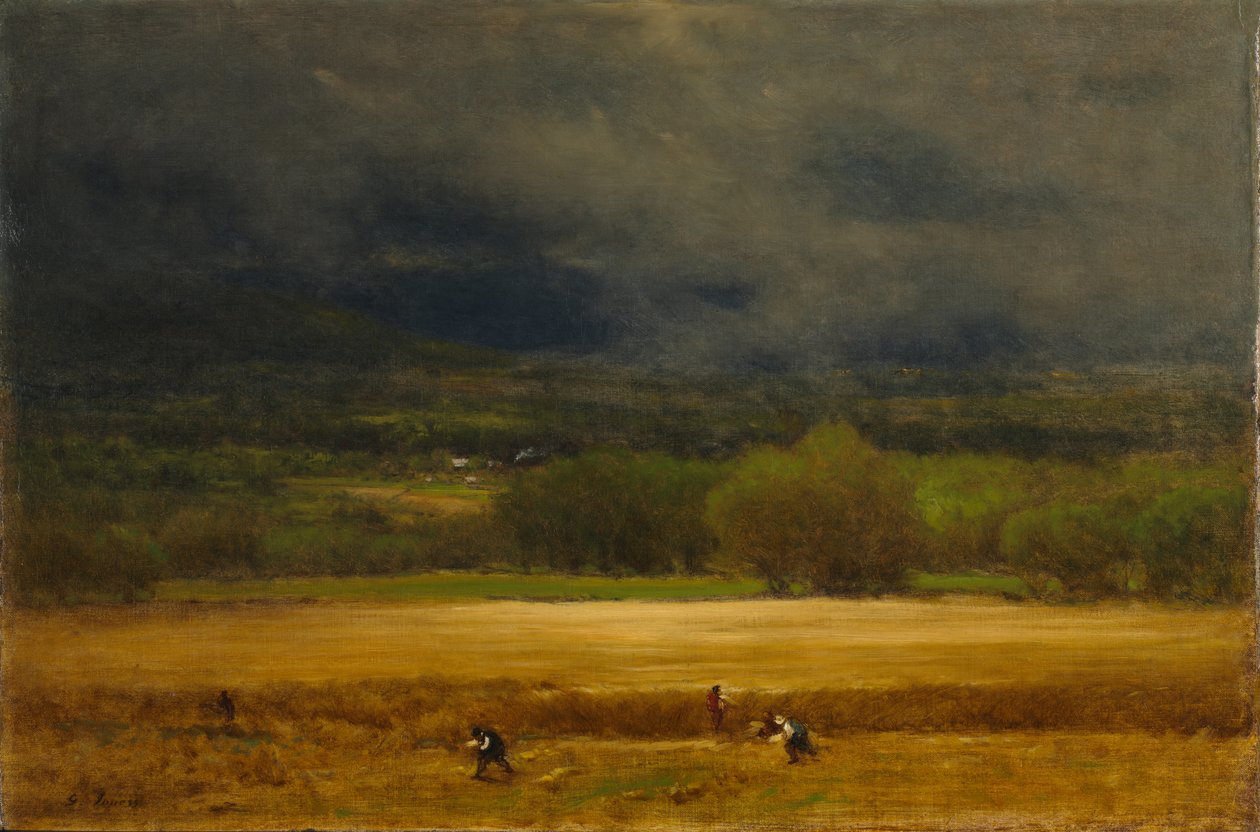 Het korenveld door George Inness