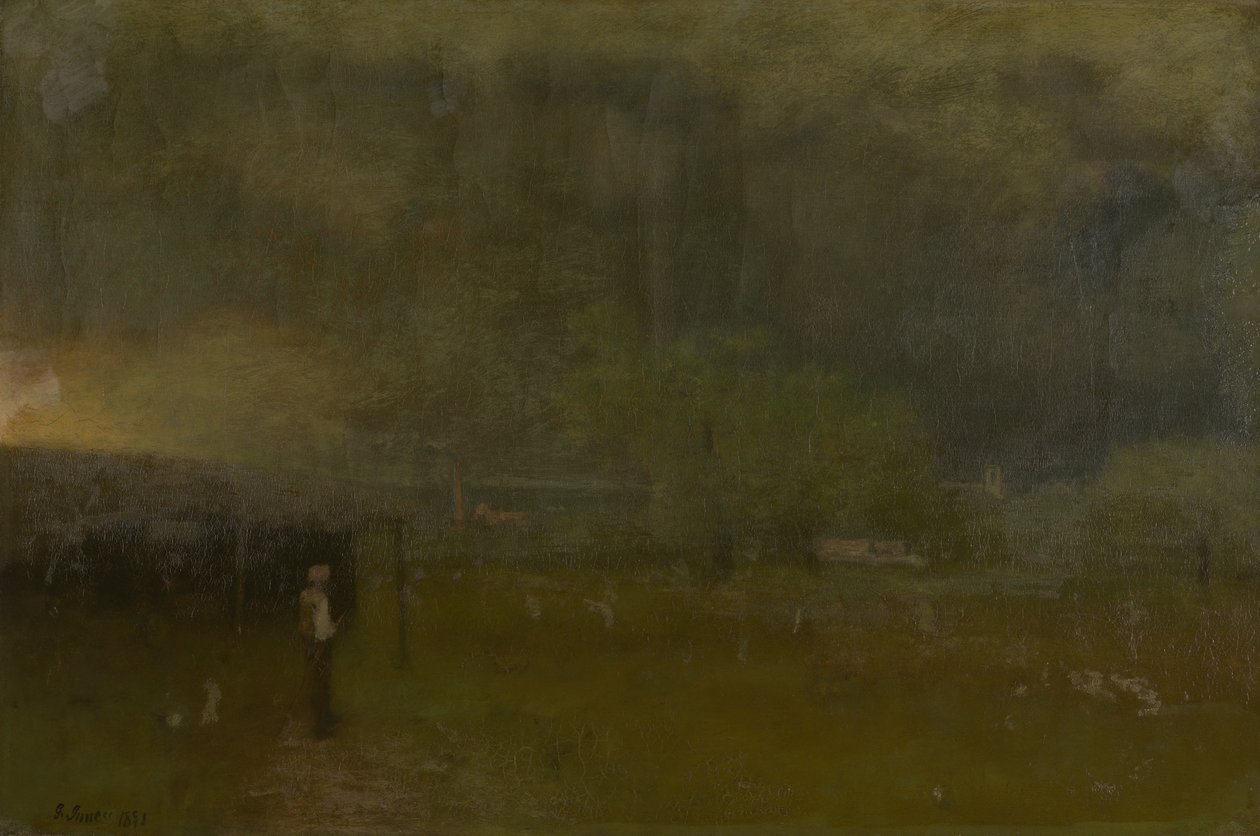 Bedreigend door George Inness