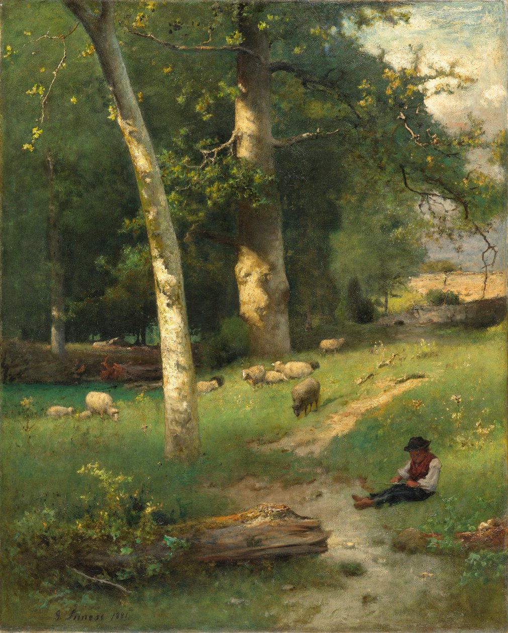 Onder het groen door George Jnr. Inness