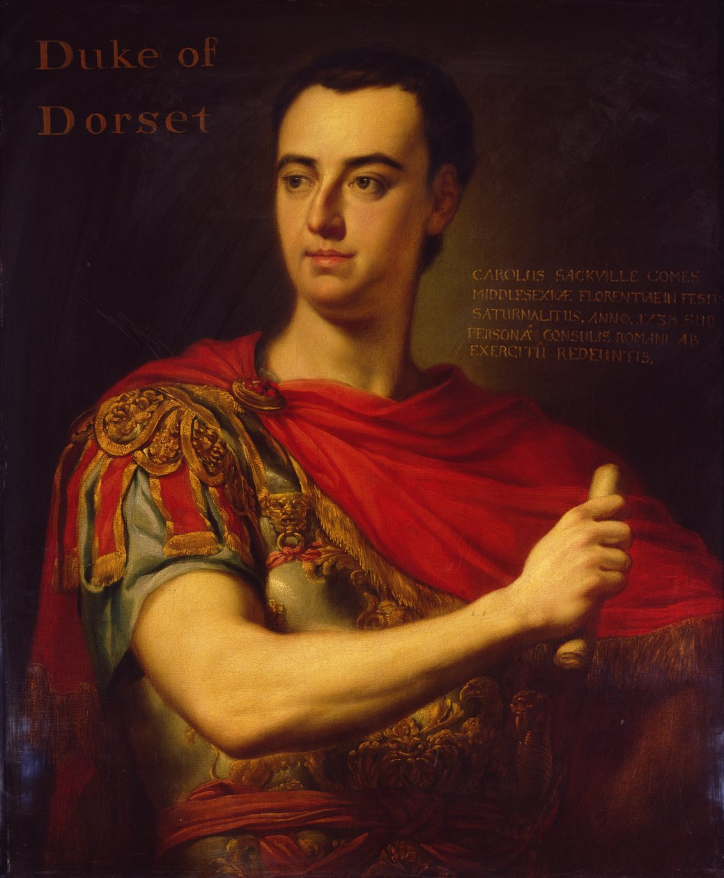 De hertog van Dorset door George Knapton