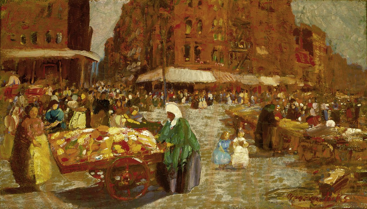 Houston Street door George Luks