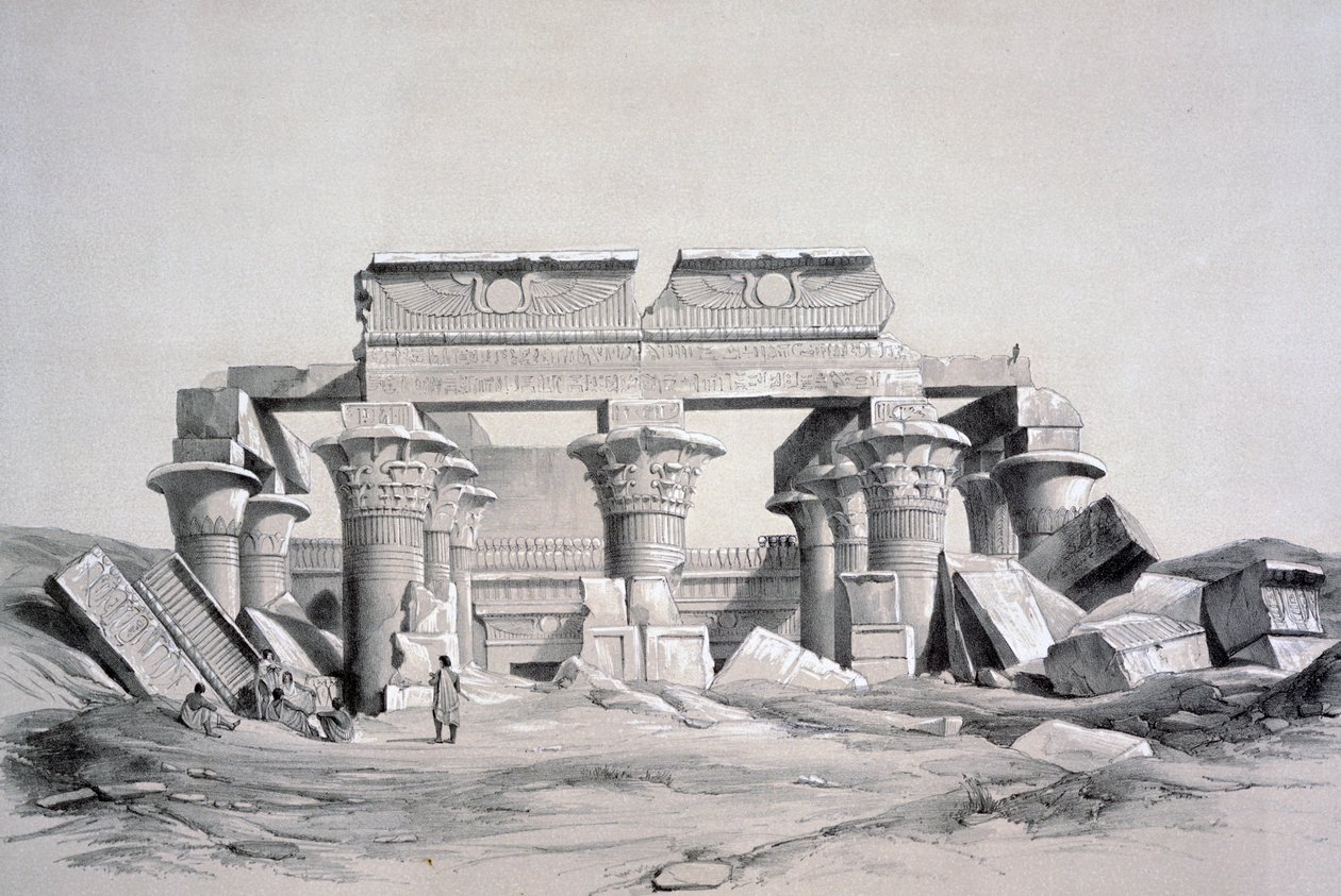 Koom-Ombos, Egypte, 1843 door George Moore