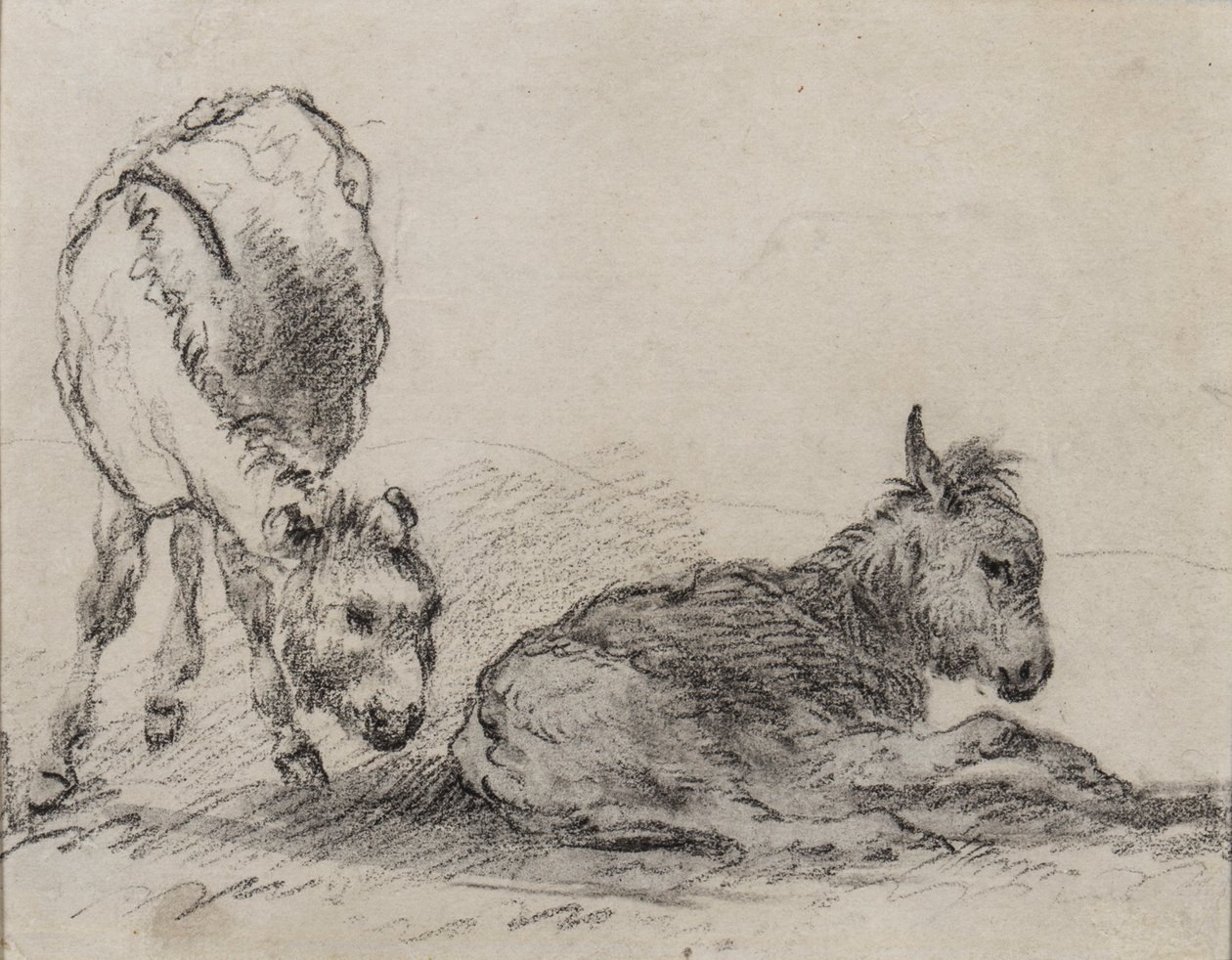 Ezelveulens door George Morland