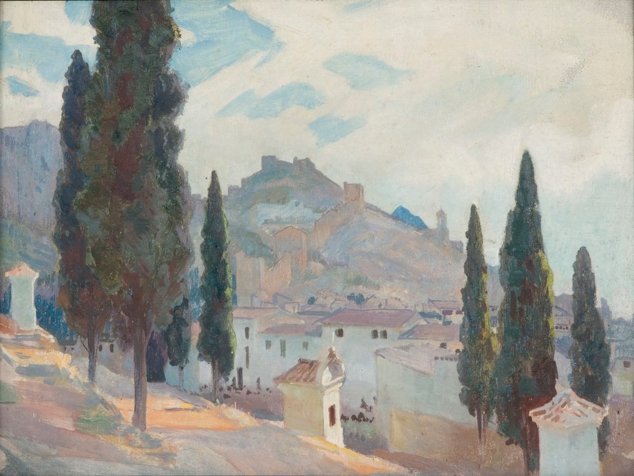 Spaans landschap, 1895-1933 door George Murray