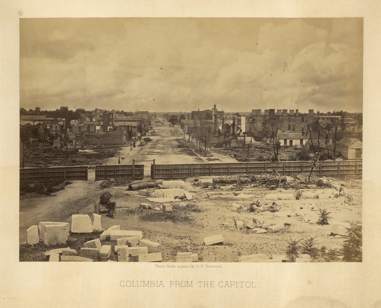 Columbia van het Capitool door George N. Barnard