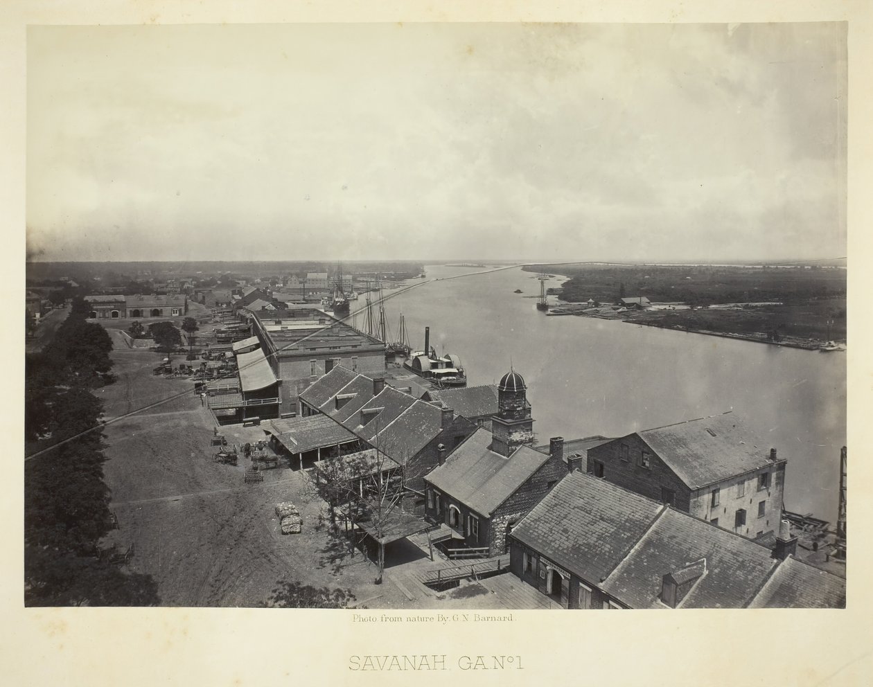 Savannah, GA, nr. 1 door George N. Barnard