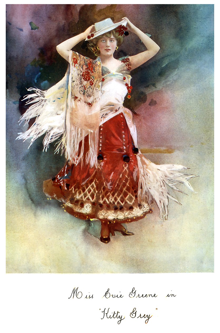 Evie Greene als Lady Aline Redwood door George Newnes