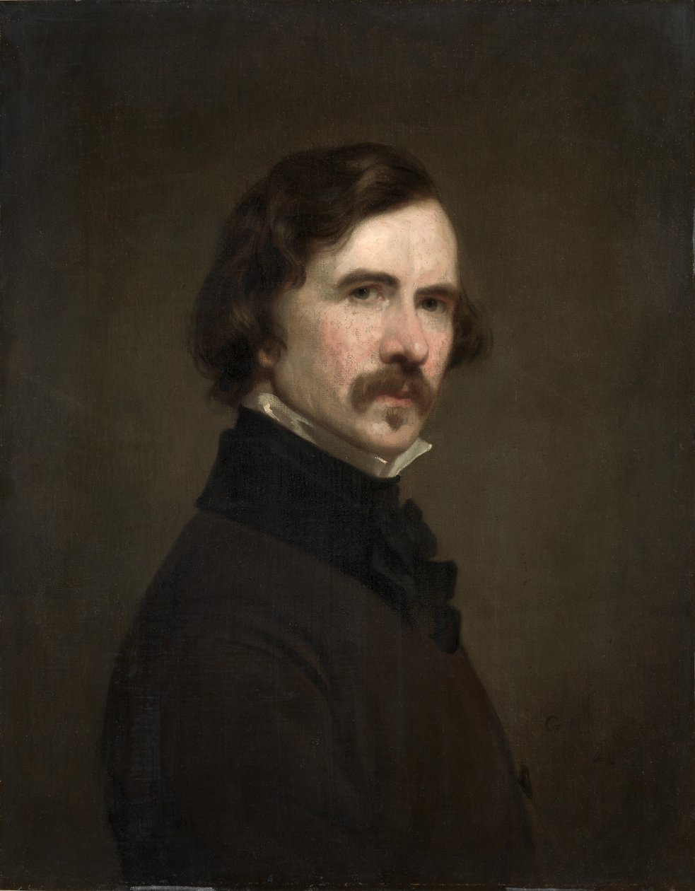 Zelfportret, 1852 door George Peter Alexander Healy