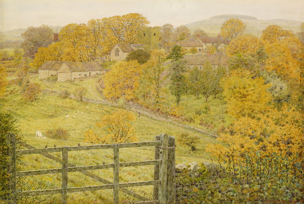 Thorpe, Derbyshire door George Price Boyce