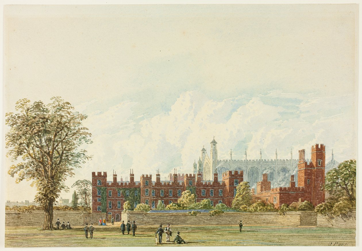 Eton vanaf de speelvelden door George Pyne