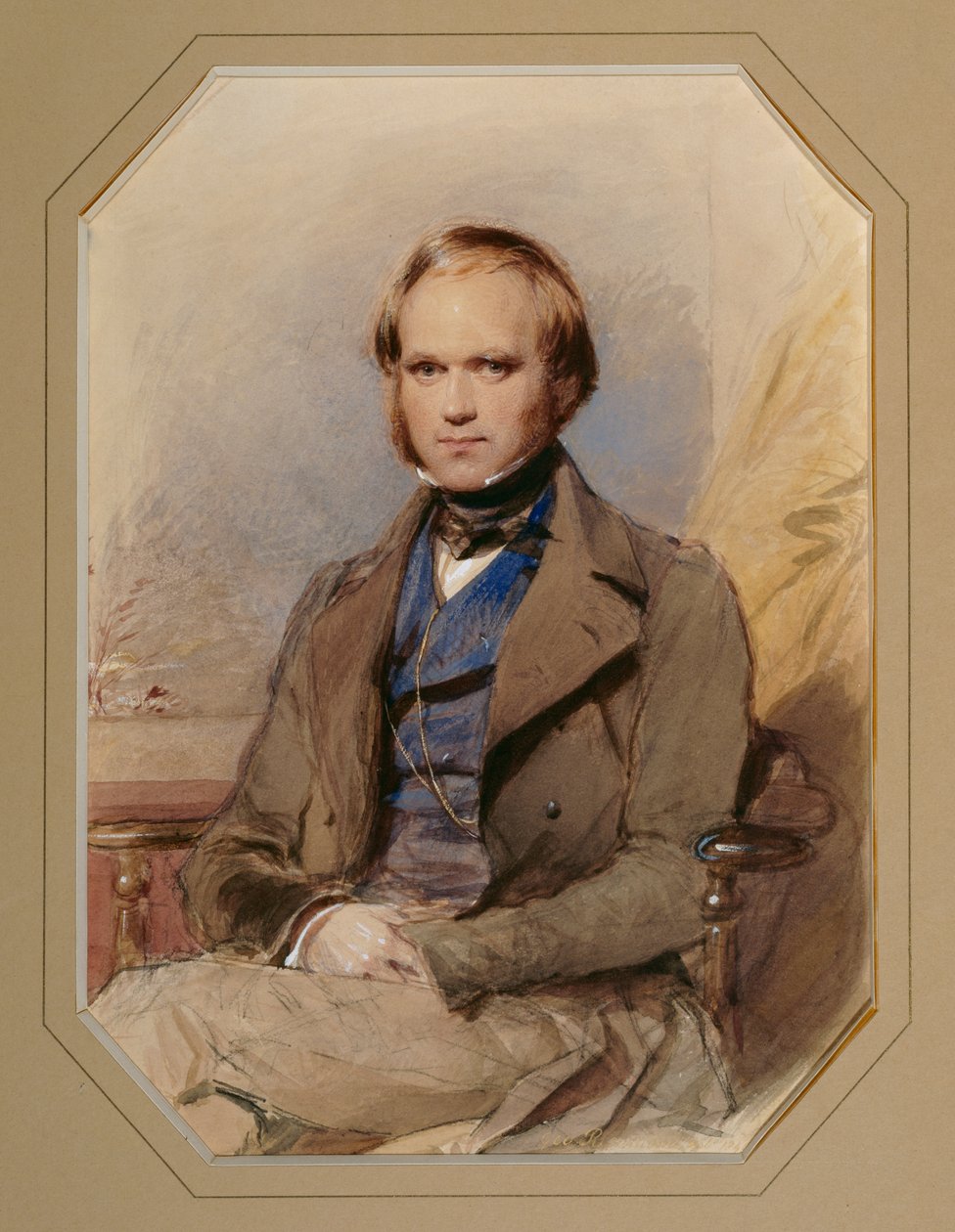 Charles Darwin door George Richmond