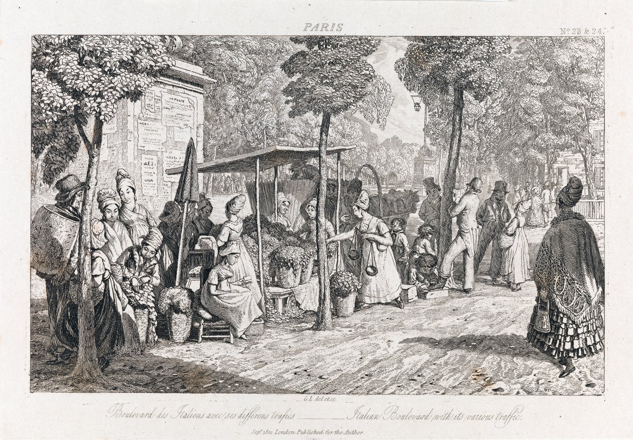 Boulevard Des Italiens door George Robert Lewis