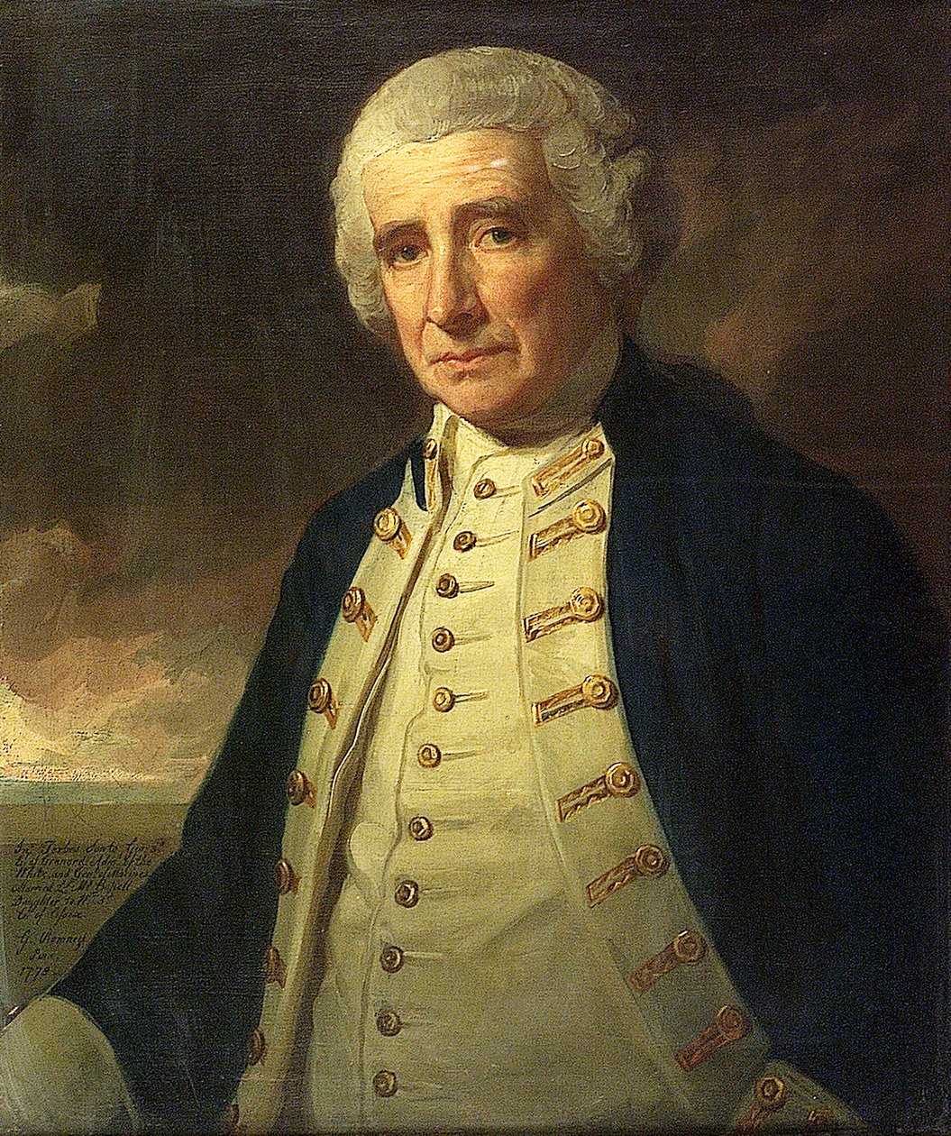 Admiraal John Forbes (1714-1796) door George Romney