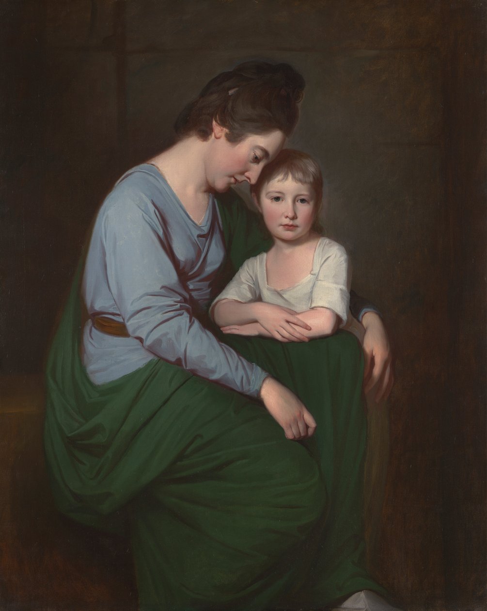 Anne Wilson en Haar Dochter, Sybill door George Romney