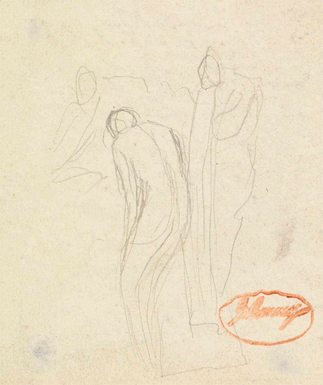 Figurencompositie Studie 1 door George Romney