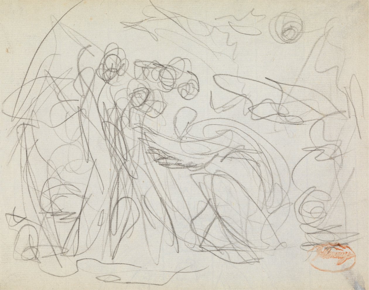 Figurencompositie Studie 37 door George Romney
