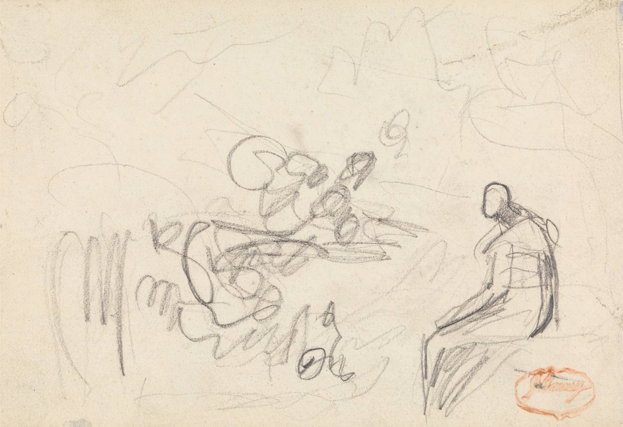 Figuur Samenstellingsstudie 43 door George Romney