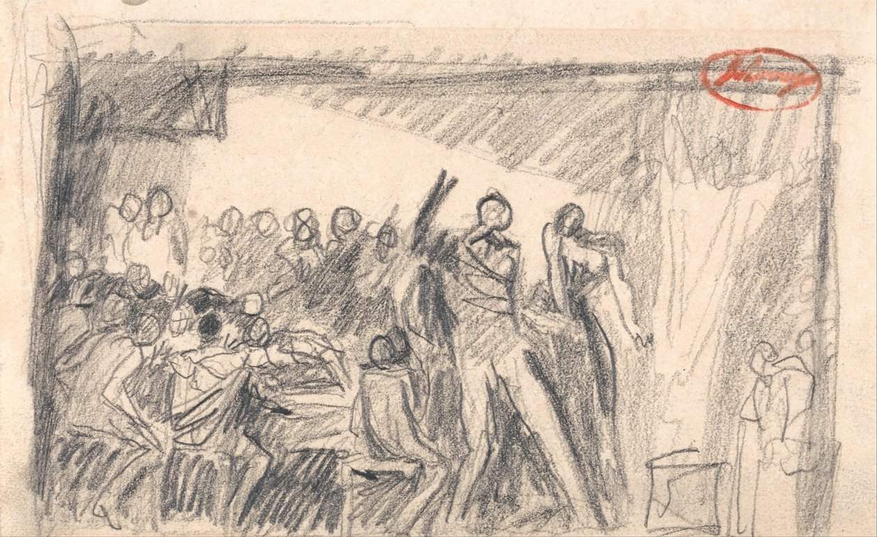 MacBeth: Banketscène door George Romney