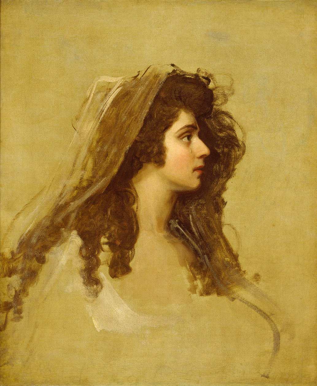 Mevrouw Siddons door George Romney