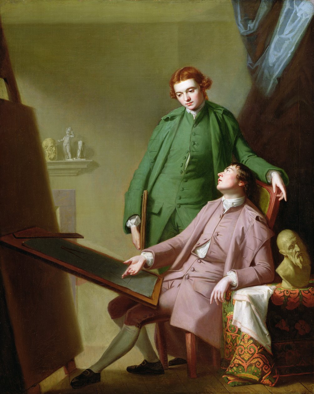 Peter en James Romney door George Romney