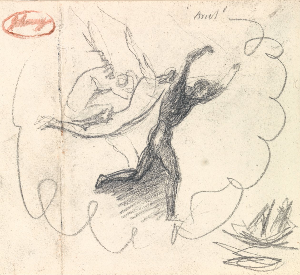 Mogelijk Laplandse heksen door George Romney