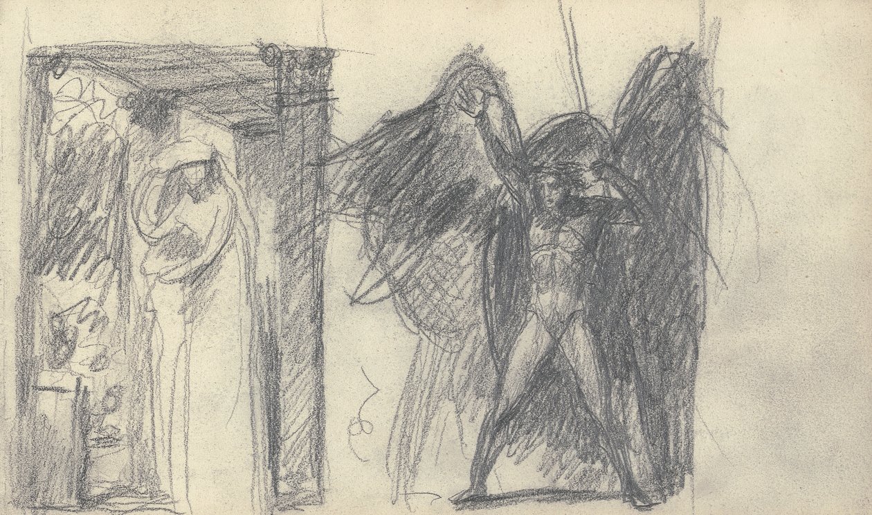 Schetsboektekening door George Romney
