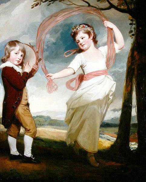 De Cornewall Kinderen door George Romney