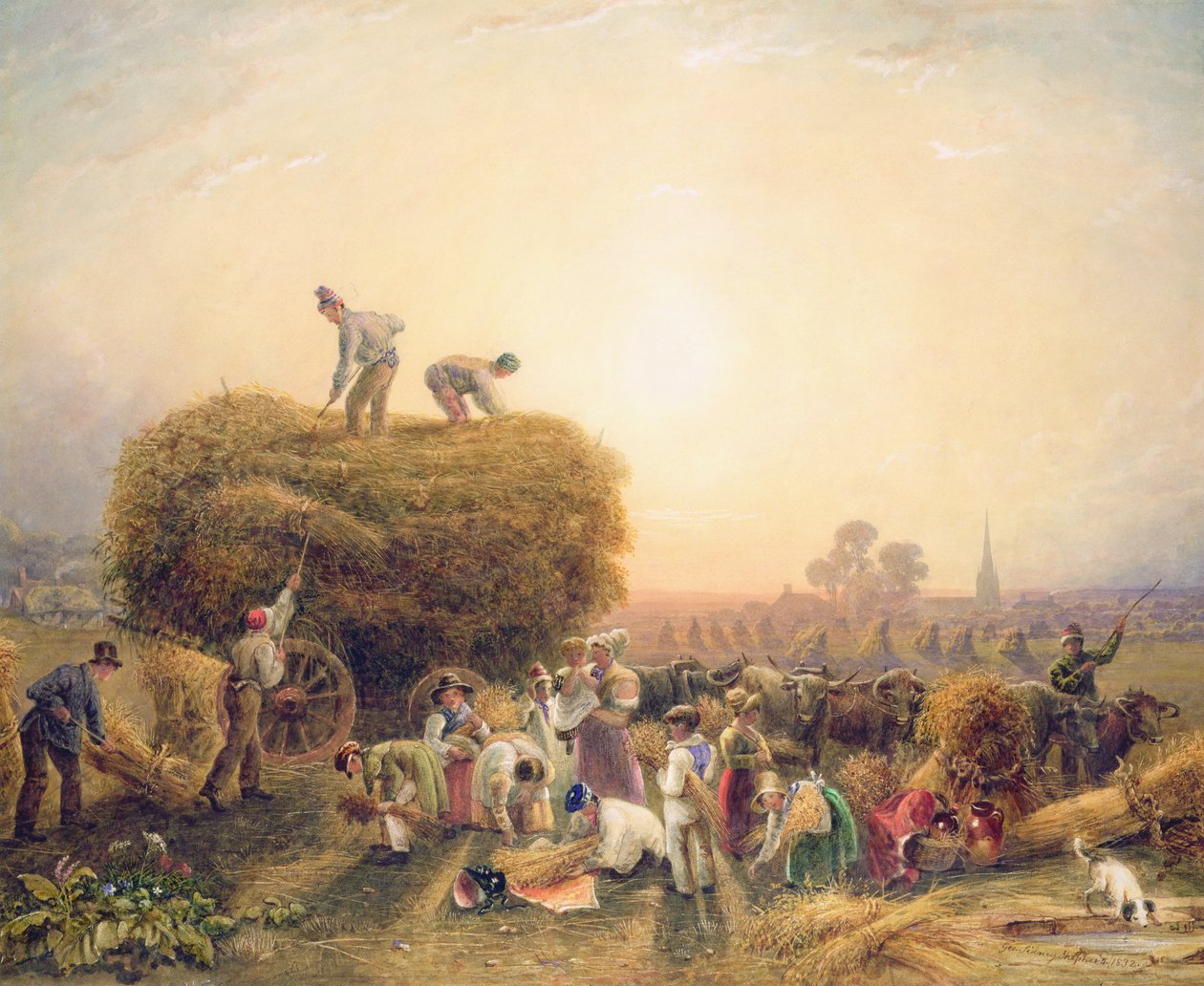 Hooien, 1832 door George Shepherd