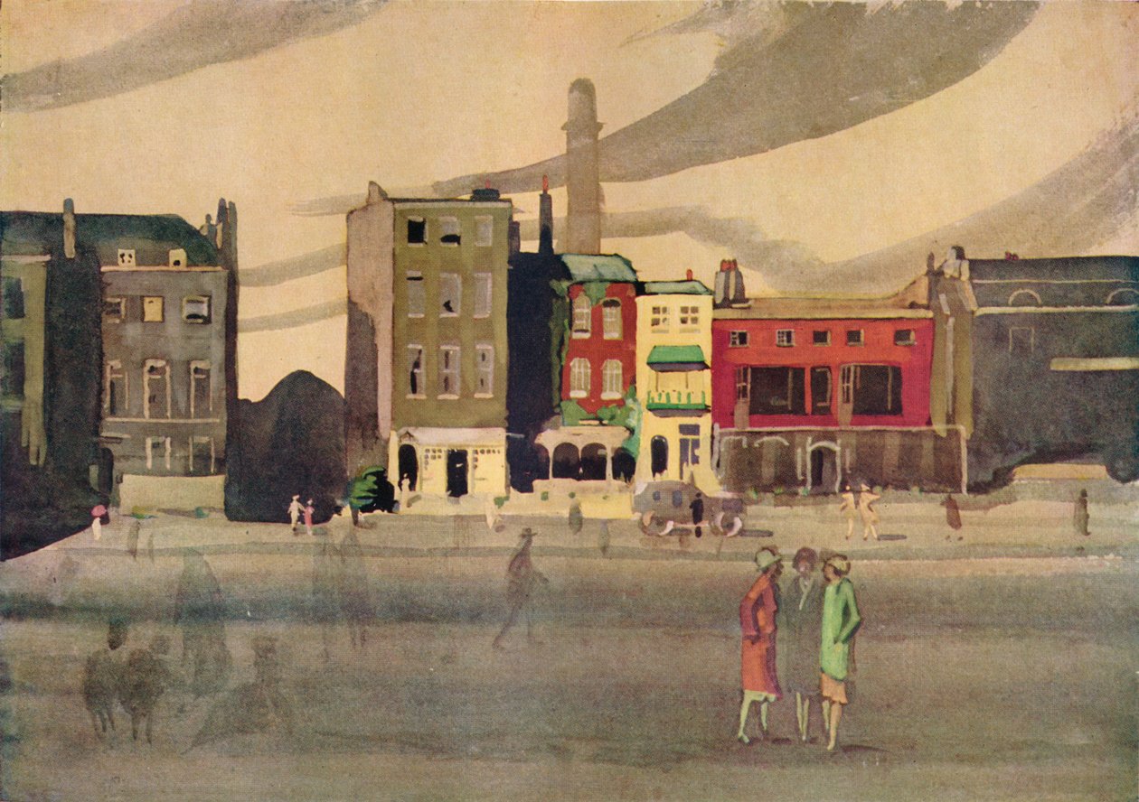 Londen in de lente, 19e eeuw, 1938 door George Sheringham